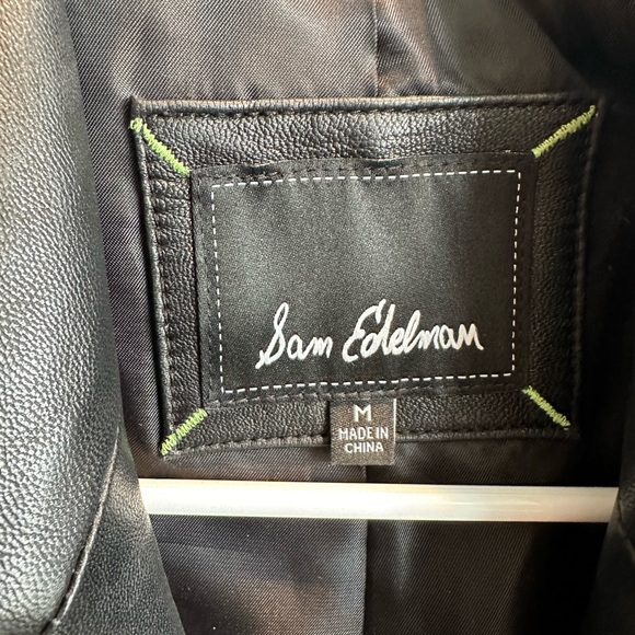 Sam Edelman Leather Moto Jacket - Picture 3 of 3